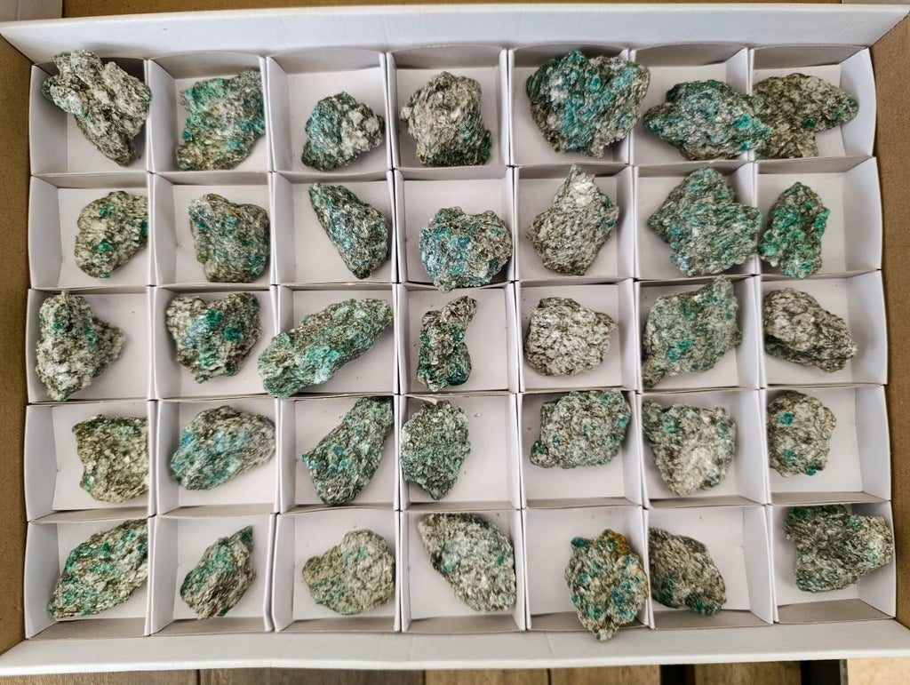 Natural Emerald Mica 'Mutokolite' Cobbed Specimens x 35 From Mutoko, Zimbabwe - Toprock Gemstones and Minerals 