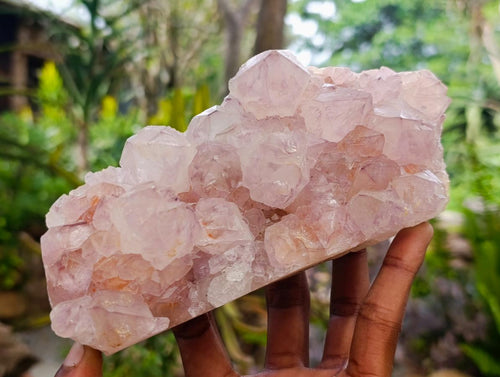 Natural Sunburst Spirit Amethyst Clusters x 2 From Boekenhouthoek, South Africa - Toprock Gemstones and Minerals 