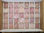 Polished Wire Wrap Size Gemmy Rose Quartz Galets x 35 From Madagascar - Toprock Gemstones and Minerals 