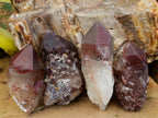 Natural Red Hematoid Quartz Crystals x 12 From Karoi, Zimbabwe - Toprock Gemstones and Minerals 