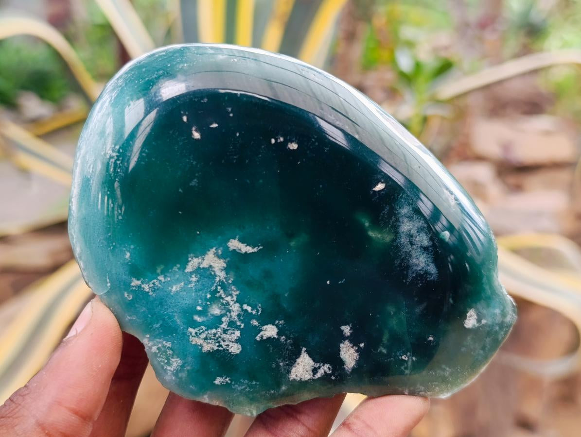 Polished On One Side Mtorolite Chrysoprase Plates x 12 From Mutorashanga, Zimbabwe - Toprock Gemstones and Minerals 