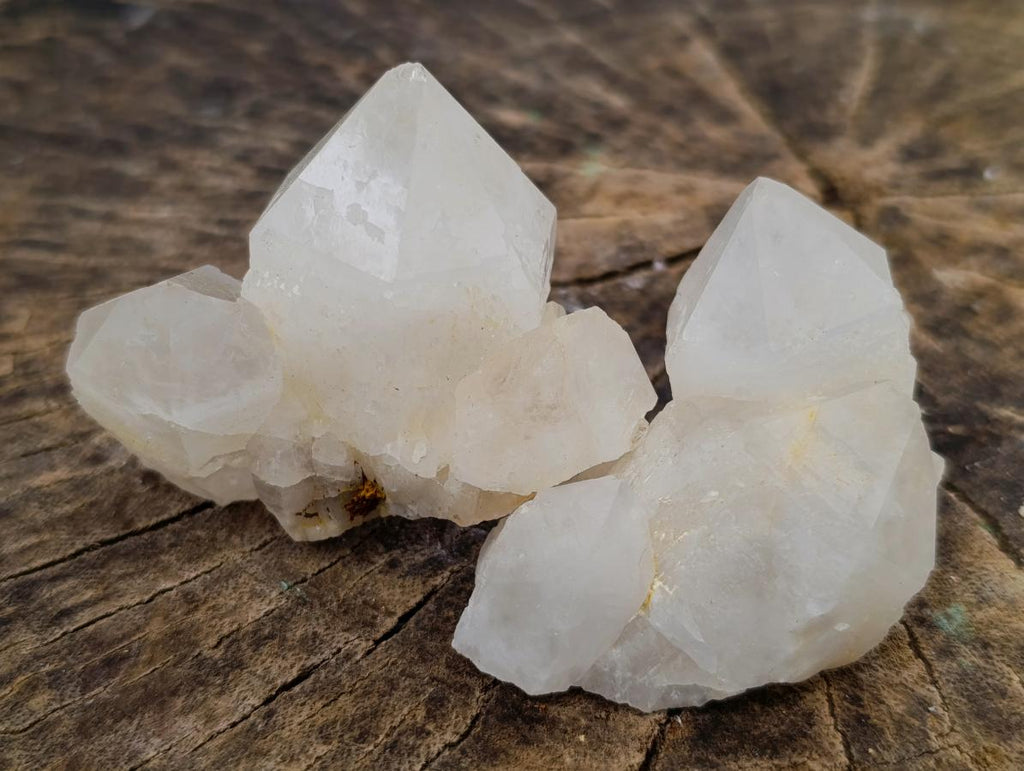 Natural Pineapple Candle Quartz Single Crystals x 35 From Antsirabe, Madagascar - Toprock Gemstones and Minerals 