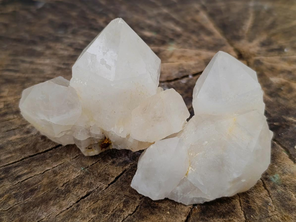 Natural Pineapple Candle Quartz Single Crystals x 35 From Antsirabe, Madagascar - Toprock Gemstones and Minerals 