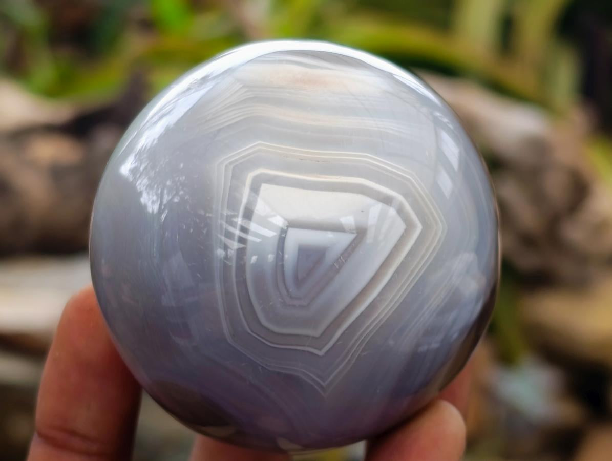 Polished Banded Agate Spheres x 6 From Madagascar - Toprock Gemstones and Minerals 