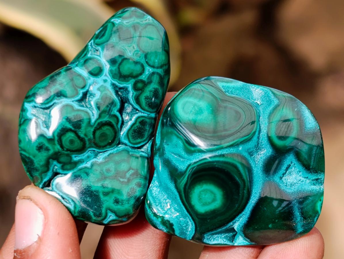 Polished Malacolla Free Forms x 35 From Kulukuluku, Congo - Toprock Gemstones and Minerals 