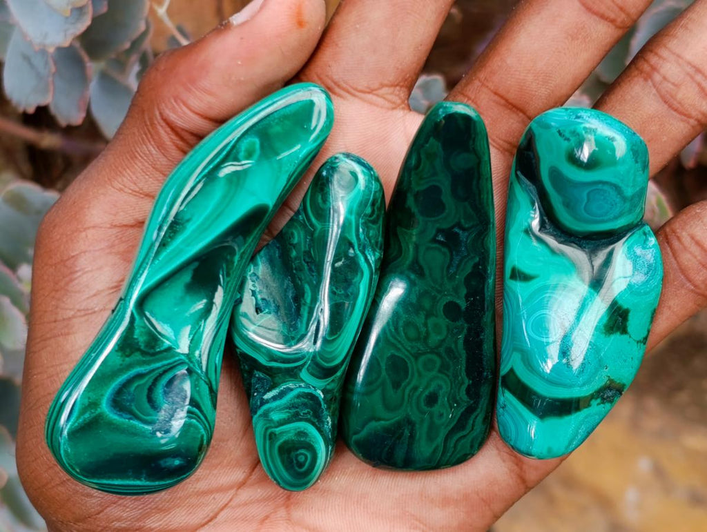 Polished Malacolla Free Forms x 35 From Kulukuluku, Congo - Toprock Gemstones and Minerals 