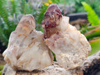 Natural Red Hematoid Quartz Crystal Clusters x 6 From Karoi, Zimbabwe - Toprock Gemstones and Minerals 