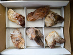 Natural Red Hematoid Quartz Crystal Clusters x 6 From Karoi, Zimbabwe - Toprock Gemstones and Minerals 