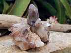 Natural Red Hematoid Quartz Crystal Clusters x 6 From Karoi, Zimbabwe - Toprock Gemstones and Minerals 