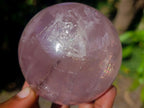 Polished Gemmy Star Rose Quartz Spheres x 2 From Madagascar - Toprock Gemstones and Minerals 