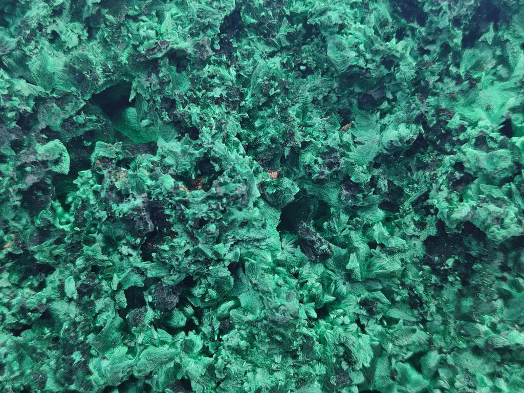 Natural XL Silky Malachite Specimen x 1 From Kasompe, Congo - Toprock Gemstones and Minerals 