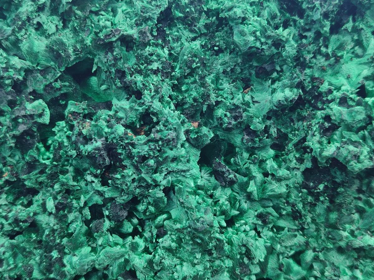 Natural XL Silky Malachite Specimen x 1 From Kasompe, Congo - Toprock Gemstones and Minerals 
