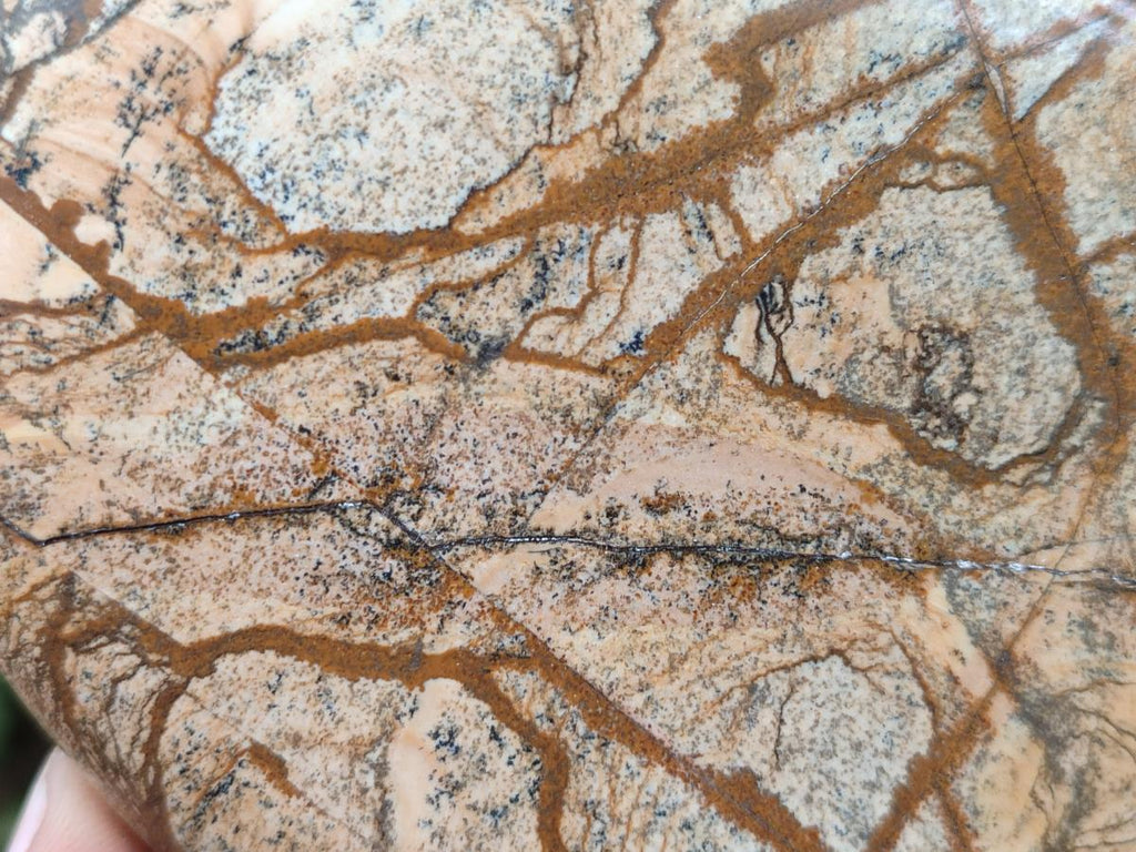 Polished Picture Stone Jasper Standing Display Pieces x 2 From Ais-Ais, Namibia - Toprock Gemstones and Minerals 