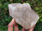 Polished On One Side Smokey Quartz Crystals x 2 From Angola - Toprock Gemstones and Minerals 