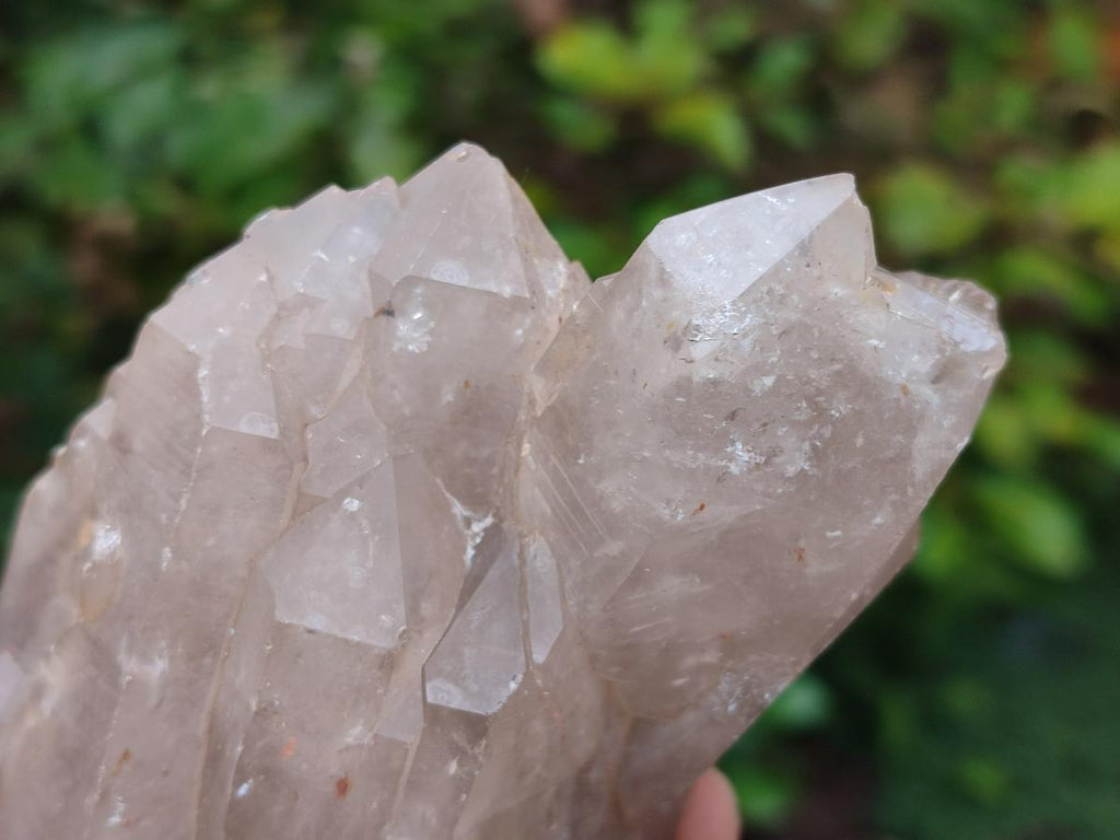 Polished On One Side Smokey Quartz Crystals x 2 From Angola - Toprock Gemstones and Minerals 