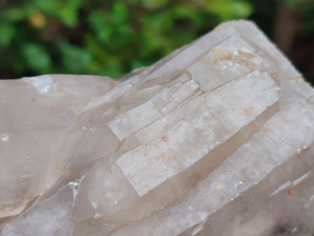 Polished On One Side Smokey Quartz Crystals x 2 From Angola - Toprock Gemstones and Minerals 