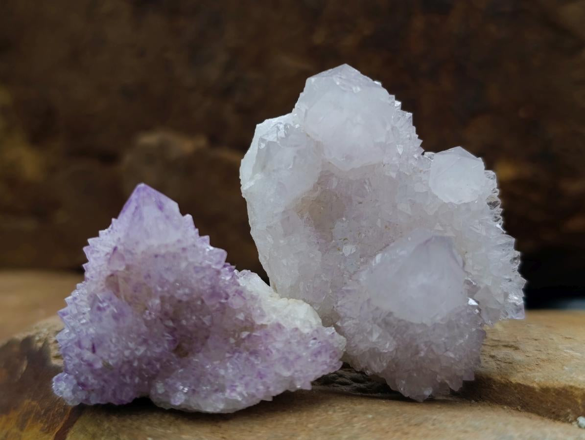 Natural Lilac Spirit Amethyst Crystals and Clusters x 35 From Boekenhouthoek, South Africa - Toprock Gemstones and Minerals 