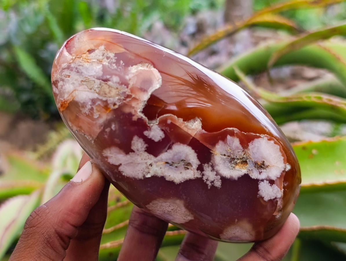 Polished Mixed Agate Standing Free Forms x 3 From Madagascar - Toprock Gemstones and Minerals 