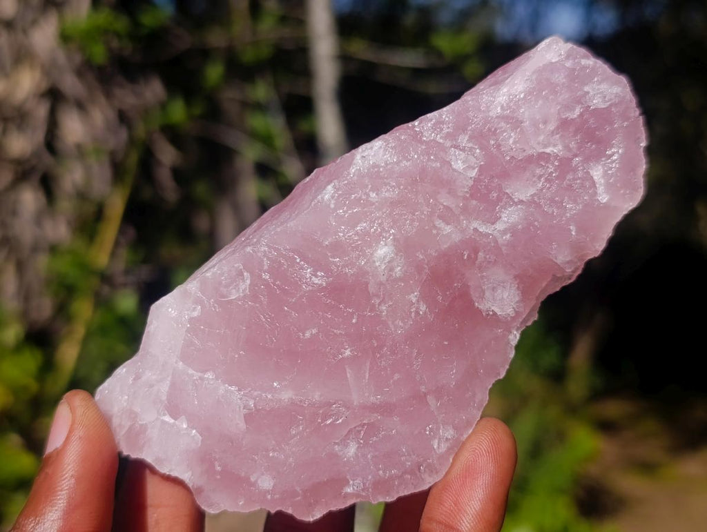 Natural Cobbed Rose Quartz Specimens x 12 From Northern Cape, South Africa - Toprock Gemstones and Minerals 