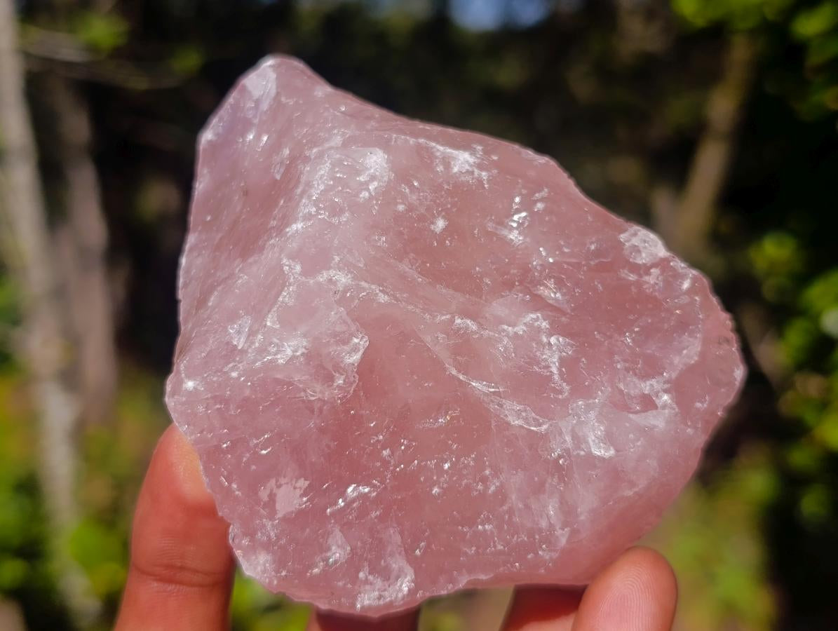 Natural Cobbed Rose Quartz Specimens x 12 From Northern Cape, South Africa - Toprock Gemstones and Minerals 