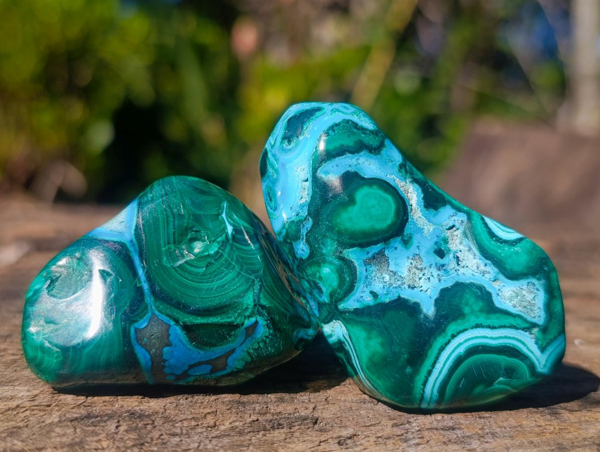 Polished Malacolla Free Forms x 35 From Kulukuluku, Congo - Toprock Gemstones and Minerals 