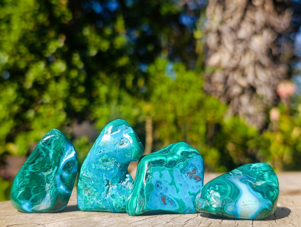 Polished Malacolla Free Forms x 35 From Kulukuluku, Congo - Toprock Gemstones and Minerals 