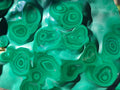 Polished Flower Banded Malachite Free Forms x 3 From Congo - Toprock Gemstones and Minerals 