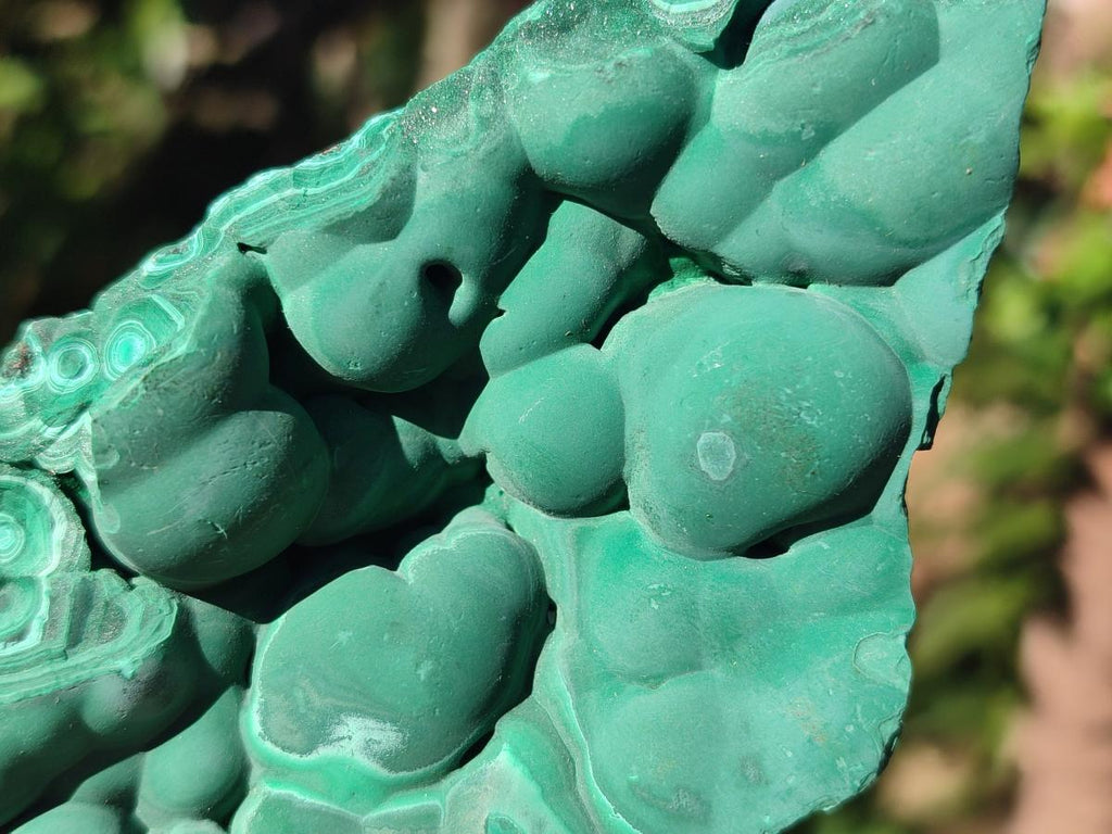 Natural Botryoidal Malachite Specimens x 6 From Congo - Toprock Gemstones and Minerals 