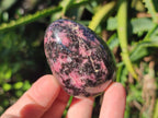 Polished Rhodonite Gemstone Eggs x 6 From Ambindavato, Madagascar - Toprock Gemstones and Minerals 