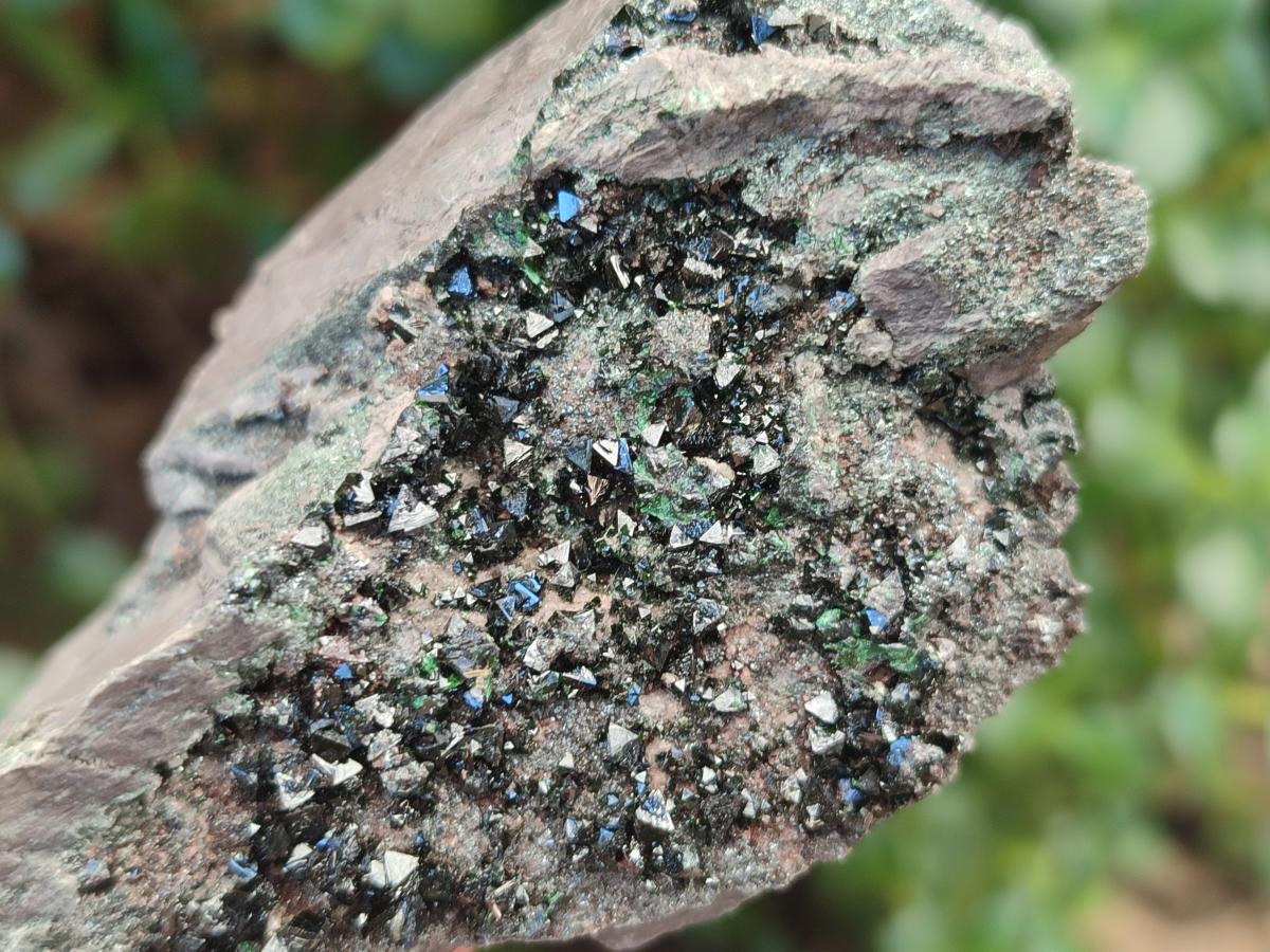 Natural Libethenite Crystals on Dolomite Matrix Specimens x 6 From Shituru, Congo - Toprock Gemstones and Minerals 