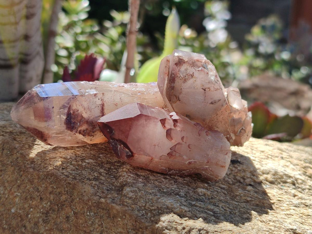 Natural Red Hematoid Quartz Crystals x 24 From Karoi, Zimbabwe - Toprock Gemstones and Minerals 