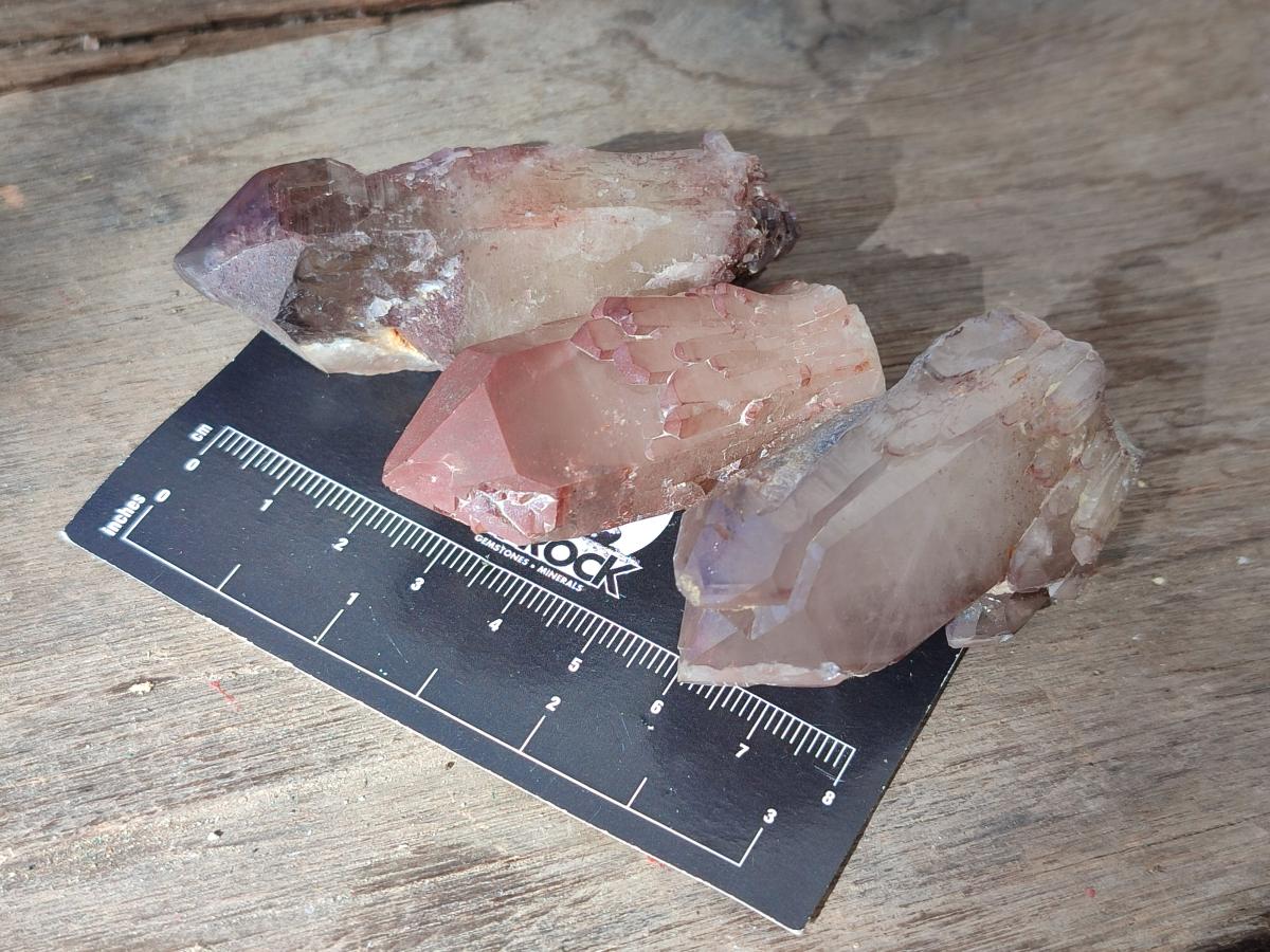 Natural Red Hematoid Quartz Crystals x 24 From Karoi, Zimbabwe - Toprock Gemstones and Minerals 