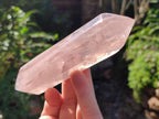 Polished Double Terminated Gemmy Rose Quartz Crystals x 6 From Madagascar - Toprock Gemstones and Minerals 