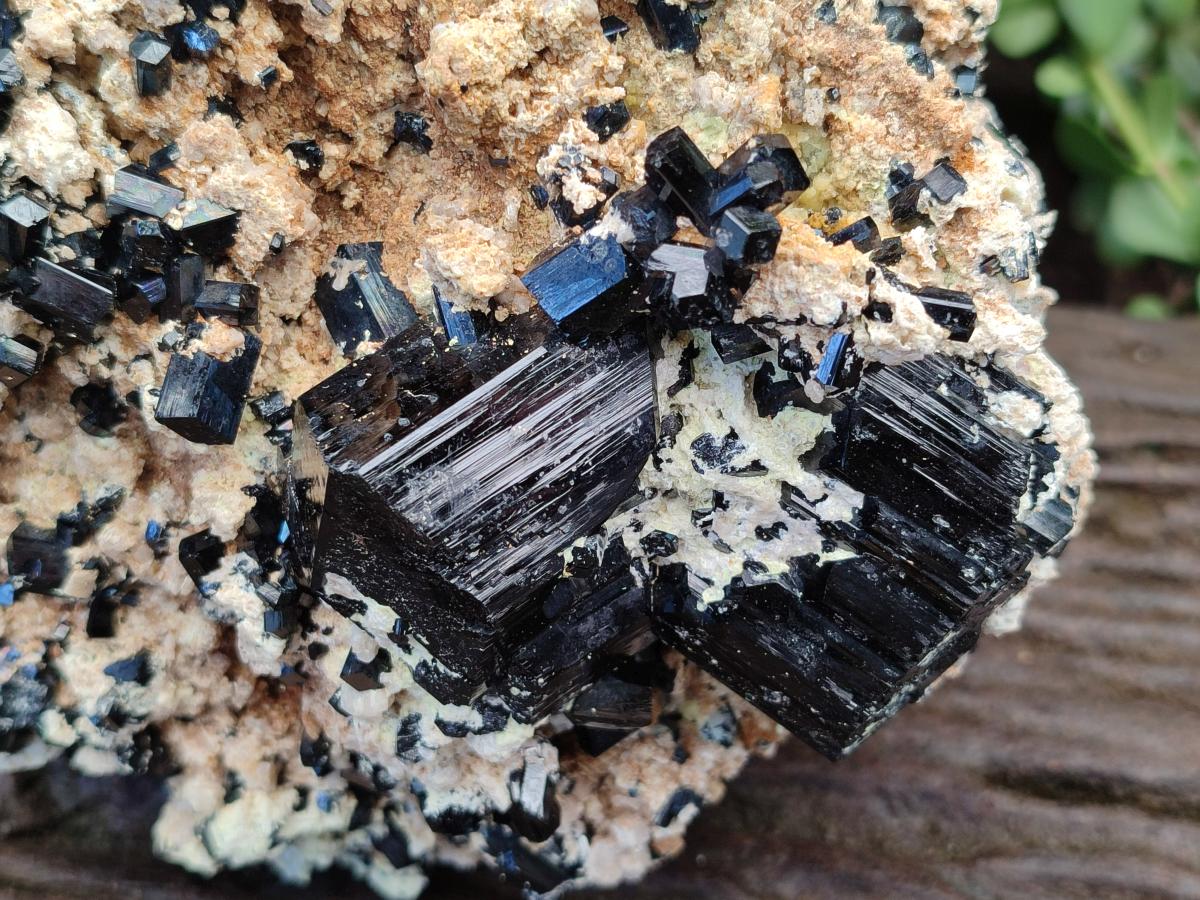 Natural XL Schorl Black Tourmaline with Associated Minerals x 1 From Erongo, Namibia - Toprock Gemstones and Minerals 