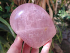 Polished Gemmy Rose Quartz Standing Display Pieces x 2 From Madagascar - Toprock Gemstones and Minerals 