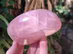 Polished Gemmy Rose Quartz Standing Display Pieces x 2 From Madagascar - Toprock Gemstones and Minerals 