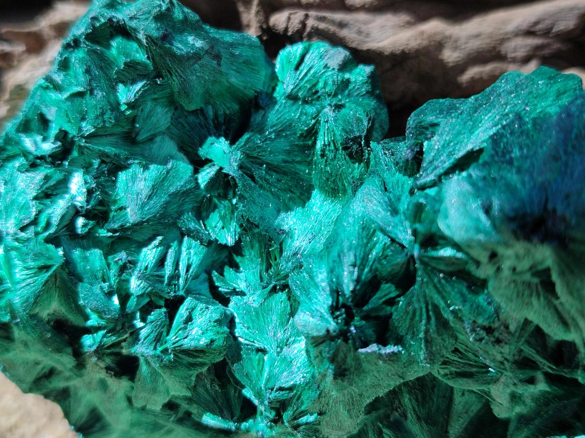 Natural Silky Malachite Specimens x 6 From Kasompe, Congo - Toprock Gemstones and Minerals 
