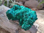 Natural Silky Malachite Specimens x 6 From Kasompe, Congo - Toprock Gemstones and Minerals 