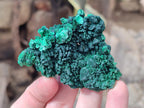 Natural Silky Malachite Specimens x 6 From Kasompe, Congo - Toprock Gemstones and Minerals 