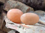 Polished Orange Twist Calcite Galets x 20 From Maevantanana, Madagascar - Toprock Gemstones and Minerals 