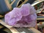 Natural Jacaranda Amethyst Clusters x 3 From Mumbwa, Zambia - Toprock Gemstones and Minerals 
