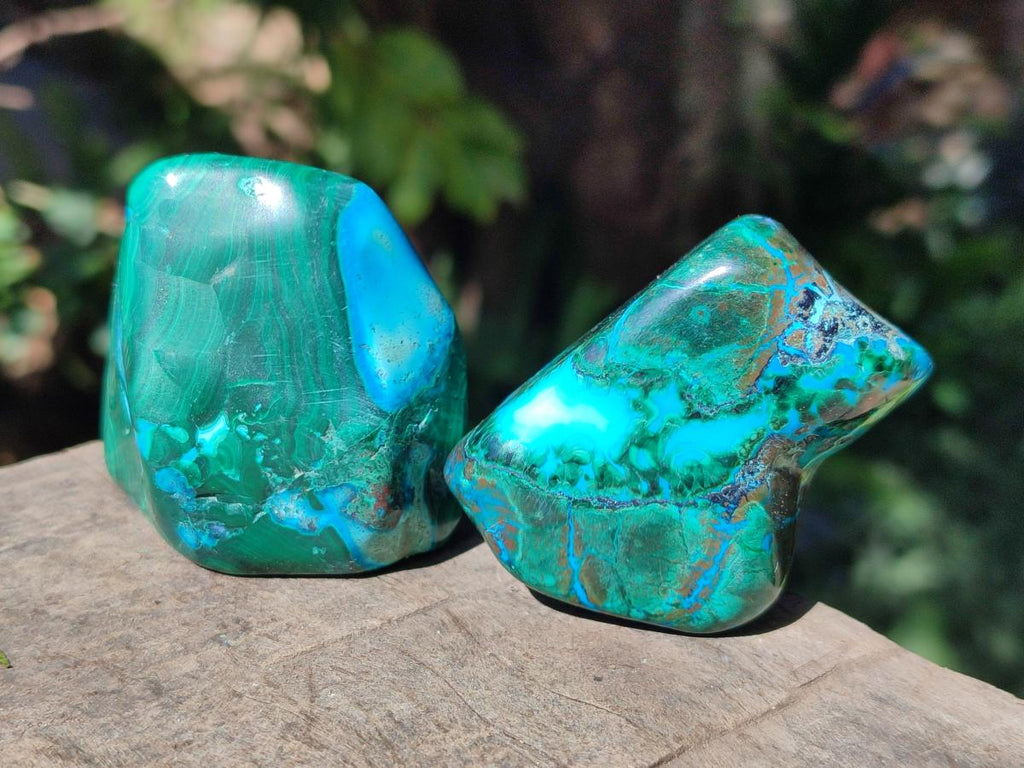 Polished Malacolla Free Forms x 12 From Kulukuluku, Congo - Toprock Gemstones and Minerals 
