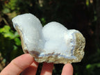 Natural Blue Lace Agate Geode Specimens x 12 From Nsanje, Malawi - Toprock Gemstones and Minerals 