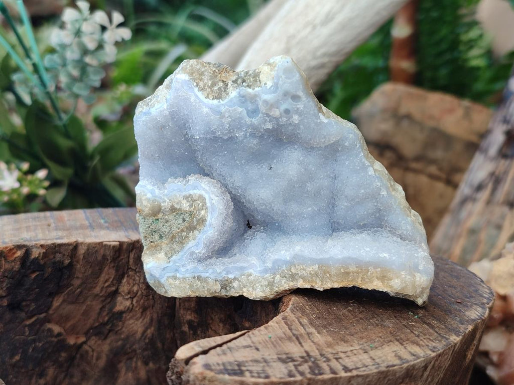 Natural Blue Lace Agate Geode Specimens x 12 From Nsanje, Malawi - Toprock Gemstones and Minerals 