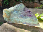 Polished Watermelon Fluorite Slices x 7 From Uis, Namibia - Toprock Gemstones and Minerals 