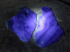 Polished Watermelon Fluorite Slices x 7 From Uis, Namibia - Toprock Gemstones and Minerals 