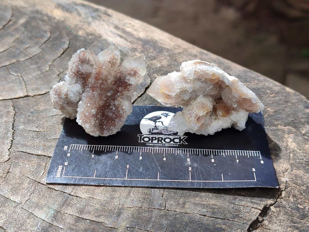 Natural Smokey Spirit Quartz Clusters with Hematoid Coating x 35 From Boekenhouthoek, South Africa - Toprock Gemstones and Minerals 