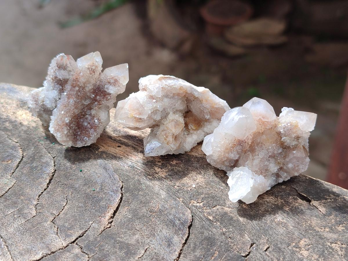 Natural Smokey Spirit Quartz Clusters with Hematoid Coating x 35 From Boekenhouthoek, South Africa - Toprock Gemstones and Minerals 
