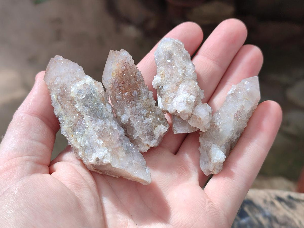 Natural Smokey Spirit Quartz Clusters with Hematoid Coating x 35 From Boekenhouthoek, South Africa - Toprock Gemstones and Minerals 