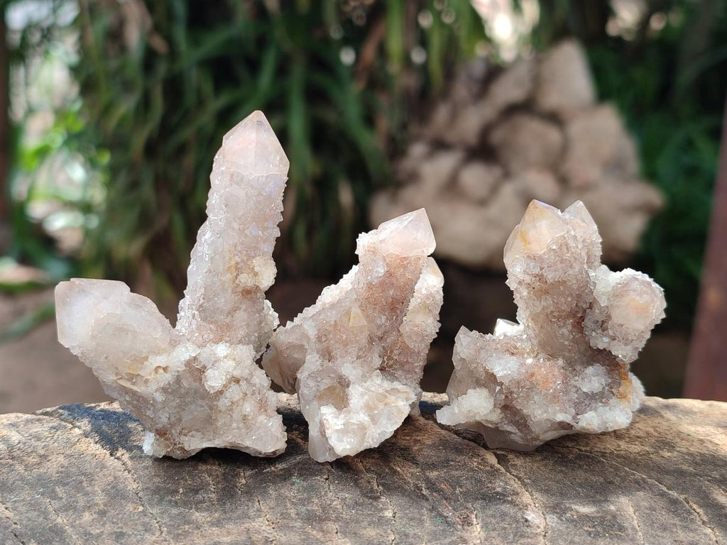 Natural Smokey Spirit Quartz Clusters with Hematoid Coating x 35 From Boekenhouthoek, South Africa - Toprock Gemstones and Minerals 